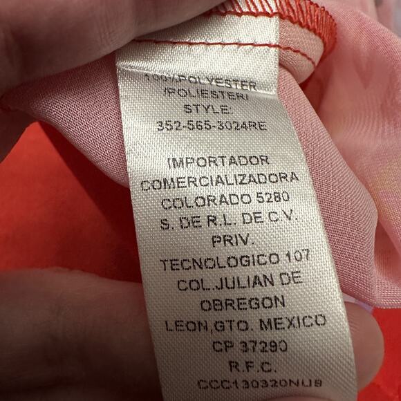 Roper Tank Top Womens Medium Cactus Sunrise Western Sleeveless Pink Ombre Floral - Picture 8 of 10